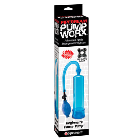 Pipedream Pump Worx Beginner's Power Pump Blue - Not Very Vanilla