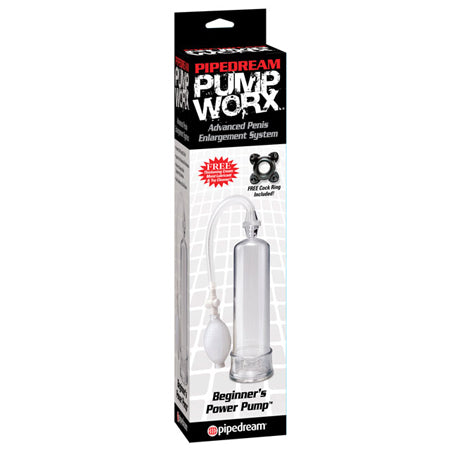 Pipedream Pump Worx Beginner's Power Pump Clear - Not Very Vanilla