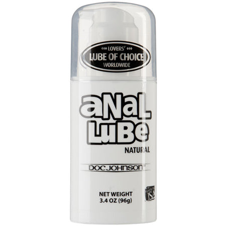 Anal Lube Natural 3.4oz Mega Pump - Not Very Vanilla