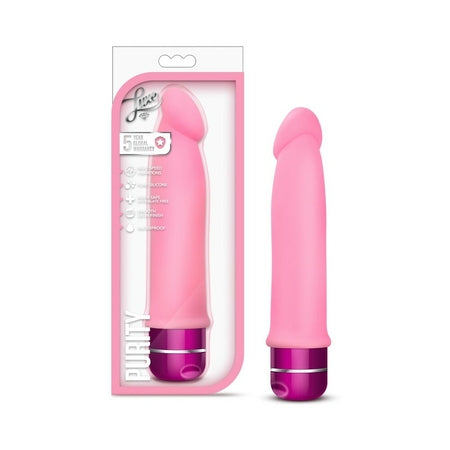 Blush Luxe Purity Silicone Vibrator Pink - Not Very Vanilla