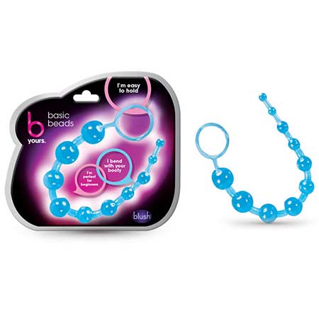 Blush B Yours Basic Beads 12.75 in. Blue - Not Very Vanilla