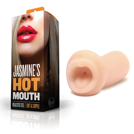 Blush X5 Men Jasmine's Hot Mouth Oral Stroker Beige - Not Very Vanilla