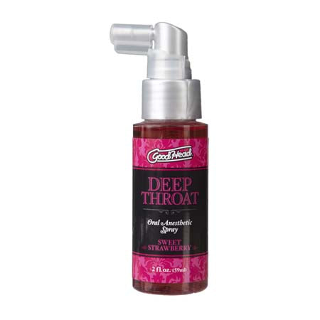 GoodHead - Deep Throat Spray - Sweet Strawberry - Not Very Vanilla