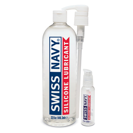 Swiss Navy Silicone Lubricant 32 oz. - Not Very Vanilla