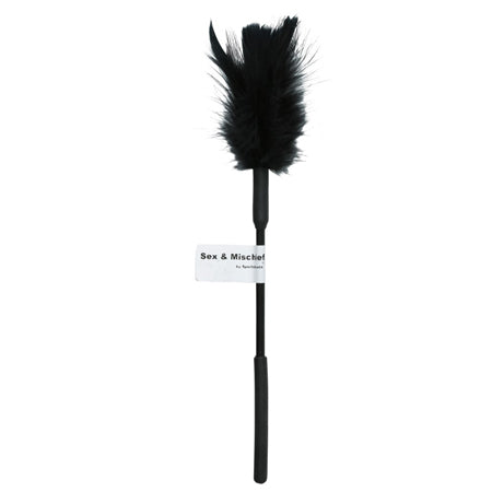 Sportsheets Sex & Mischief Feather Tickler Black - Not Very Vanilla