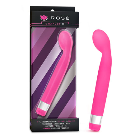 Blush Rose Scarlet G Slimline G-Spot Vibrator Pink - Not Very Vanilla