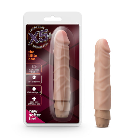 Blush X5 Plus The Little One Realistic 6.75 in. Vibrating Dildo Beige - Not Very Vanilla