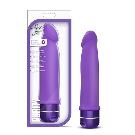 Blush Luxe Purity Silicone Vibrator Purple - Not Very Vanilla