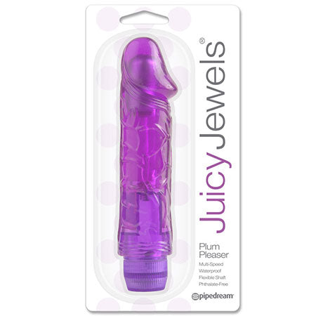 Pipedream Juicy Jewels Plum Pleaser Flexible Realistic Vibrator Purple - Not Very Vanilla