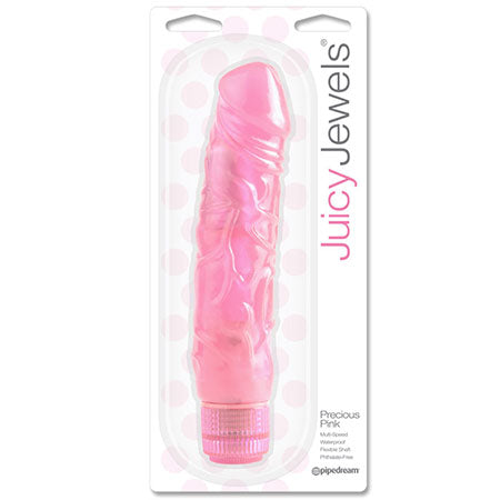 Pipedream Juicy Jewels Precious Pink Flexible Realistic Vibrator Pink - Not Very Vanilla