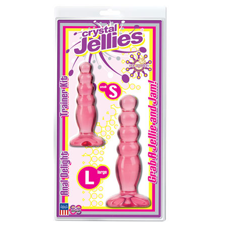 Crystal Jellies - Anal Delight Trainer Kit Pink - Not Very Vanilla