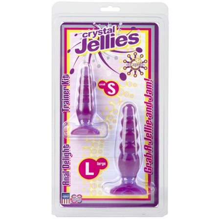 Crystal Jellies - Anal Delight Trainer Kit Purple - Not Very Vanilla