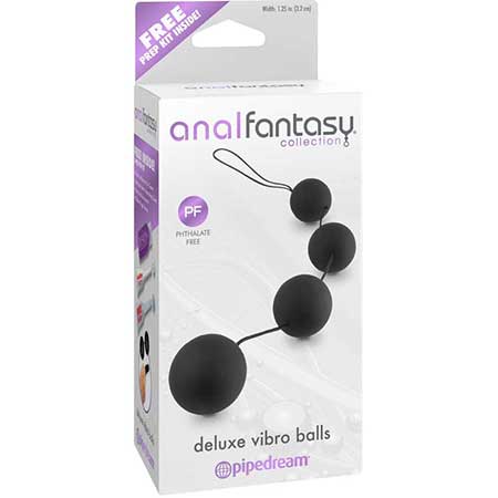 Pipedream Anal Fantasy Collection Deluxe Vibro Balls Black - Not Very Vanilla