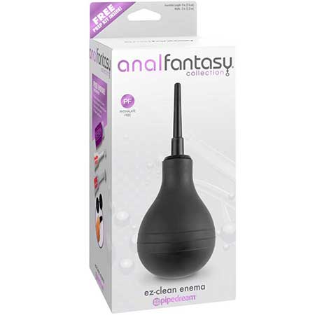 Pipedream Anal Fantasy Collection EZ-Clean Enema Black - Not Very Vanilla