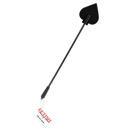 Pipedream Fetish Fantasy Series Silicone Spade Crop Black - Not Very Vanilla