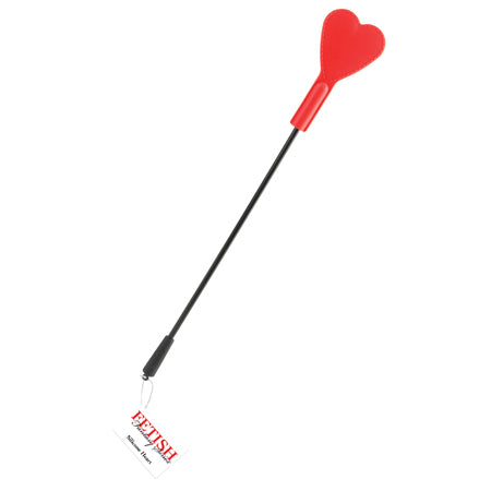 Fetish Fantasy Series Silicone Heart Crop Red - Not Very Vanilla