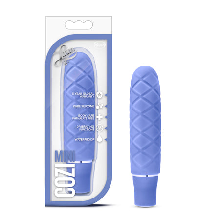 Blush Luxe Cozi Mini Silicone Slimline Vibrator Periwinkle - Not Very Vanilla