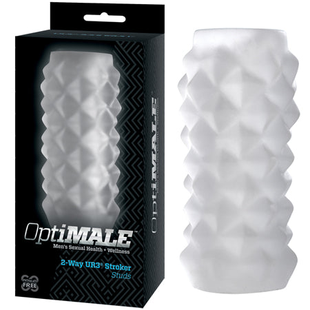 OptiMALE – Reversible UR3 Stroker – Studs Clear - Not Very Vanilla