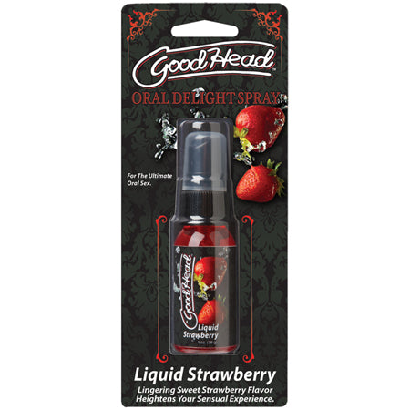 GoodHead - Oral Delight Spray - Liquid Strawberry 1oz - Not Very Vanilla