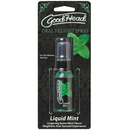 GoodHead - Oral Delight Spray - Liquid Mint 1oz - Not Very Vanilla