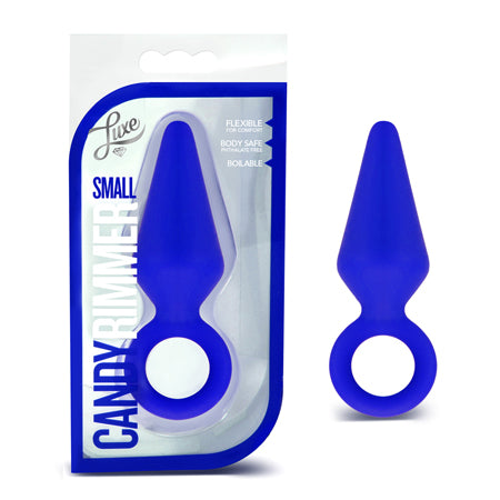 Blush Luxe Candy Rimmer Small Silicone Anal Plug Blue - Not Very Vanilla