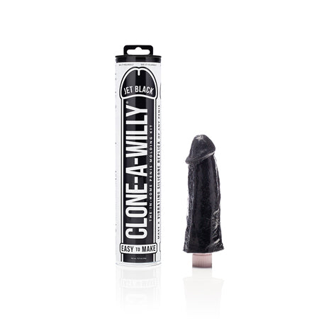 Clone-A-Willy DIY Vibrating Dildo Kit Jet Black - Not Very Vanilla