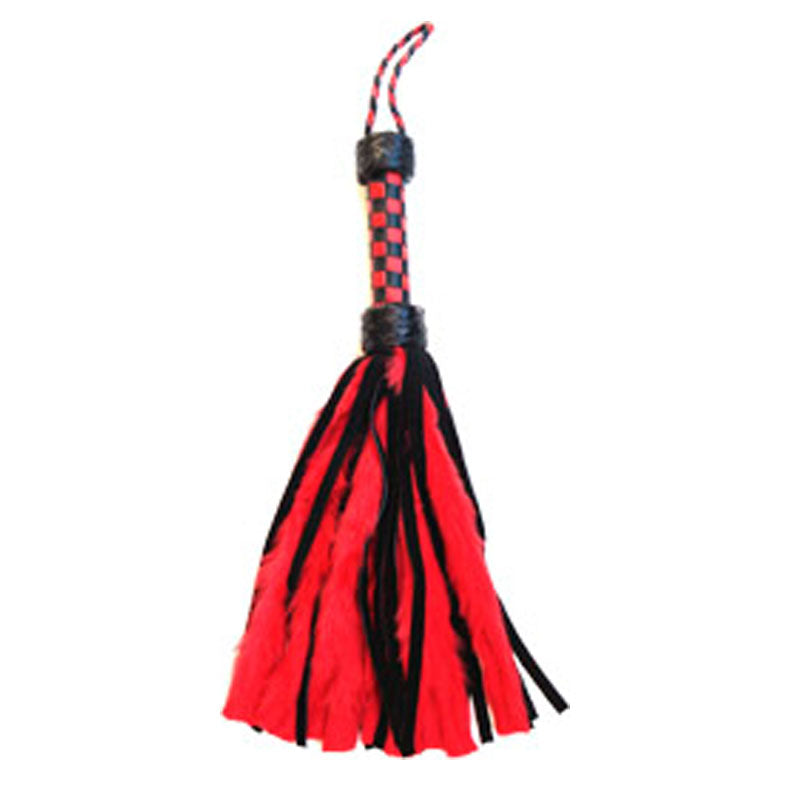 Red Petite Fluffy Flogger