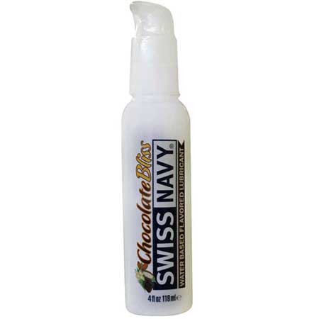 Swiss Navy Chocolate Bliss Water-Based Flavored Lubricant 4 oz. - Not Very Vanilla