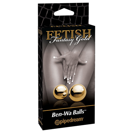 Pipedream Fetish Fantasy Gold Ben Wa Balls Gold - Not Very Vanilla