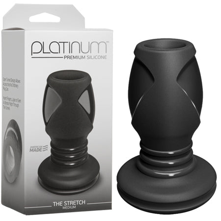 Platinum Premium Silicone - The Stretch-Medium Black - Not Very Vanilla