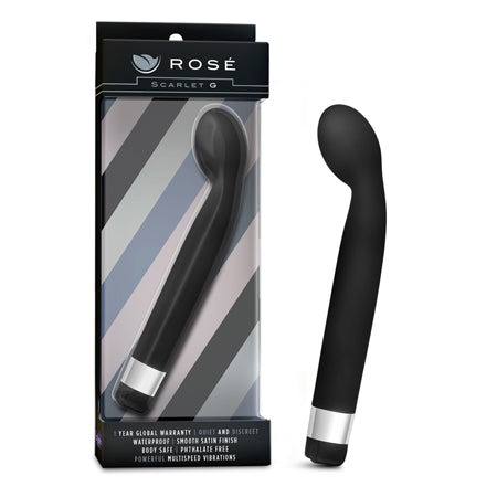 Blush Rose Scarlet G Slimline G-Spot Vibrator Black - Not Very Vanilla