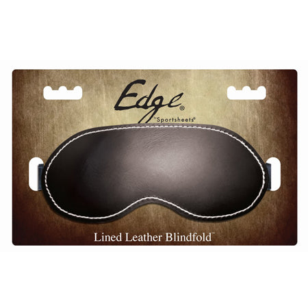 Sportsheets Edge Adjustable Leather Blindfold - Not Very Vanilla