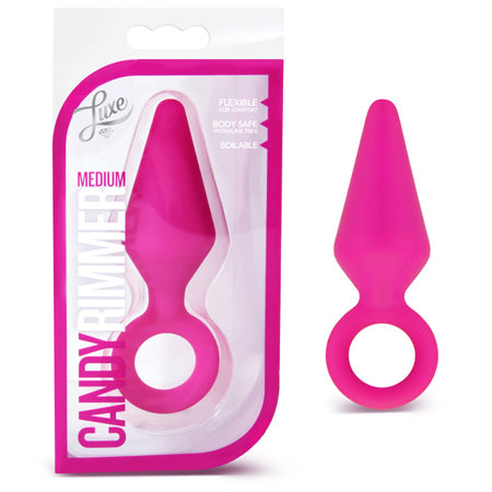 Blush Luxe Candy Rimmer Medium Silicone Anal Plug Pink - Not Very Vanilla