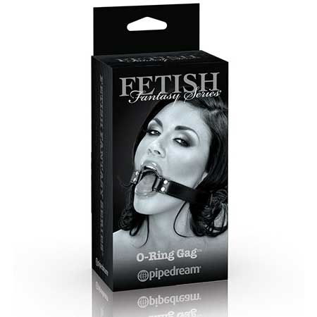 Pipedream Fetish Fantasy Series Limited Edition Adjustable O-Ring Gag Black - Not Very Vanilla