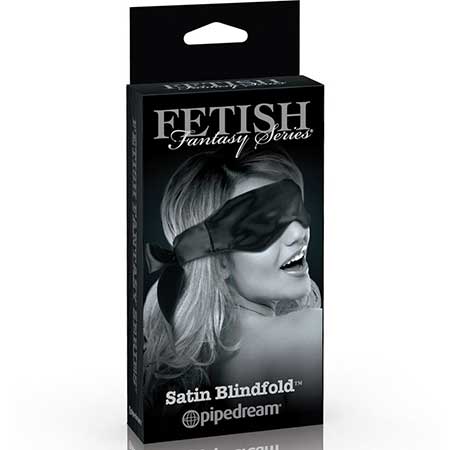 Pipedream Fetish Fantasy Series Limited Edition Satin Blindfold Black - Not Very Vanilla