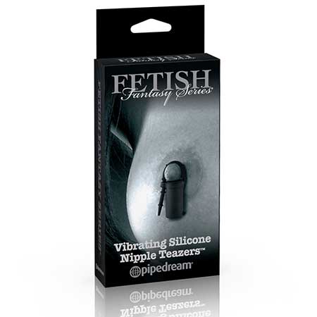 Pipedream Fetish Fantasy Series Limited Edition Vibrating Silicone Nipple Teazers Black - Not Very Vanilla