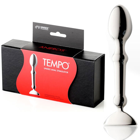 Aneros Tempo Stainless Steel Unisex Anal Stimulator - Not Very Vanilla