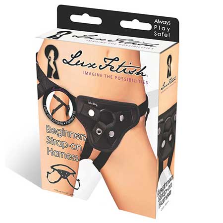 Lux Fetish Beginners Strap-On Harness Black - Not Very Vanilla