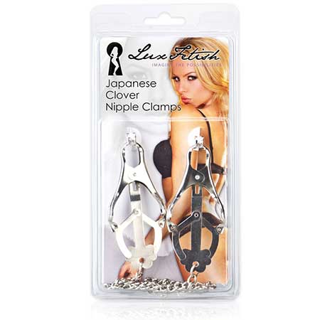 Lux Fetish Japanese Clover Nipple Clamps - Not Very Vanilla