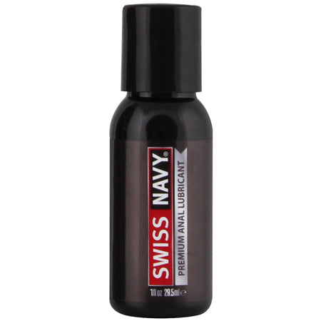 Swiss Navy Premium Silicone Anal Lubricant 1 oz. - Not Very Vanilla