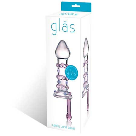 Glas 6.5 in. Candy Land Juicer Rotating Dildo - Not Very Vanilla