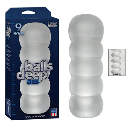 Balls Deep - 9in Stroker - Ass Frost - Not Very Vanilla