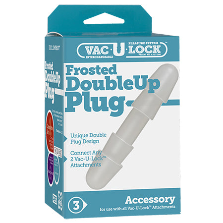 Vac-U-Lock - Frosted DoubleUp Plug Frost - Not Very Vanilla