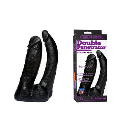 Vac-U-Lock - Double Penetrator - The Naturals CODEBLACK - Not Very Vanilla