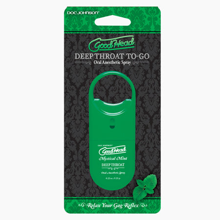 Goodhead to Go - Deep Throat Spray .33oz. Mystical Mint - Not Very Vanilla