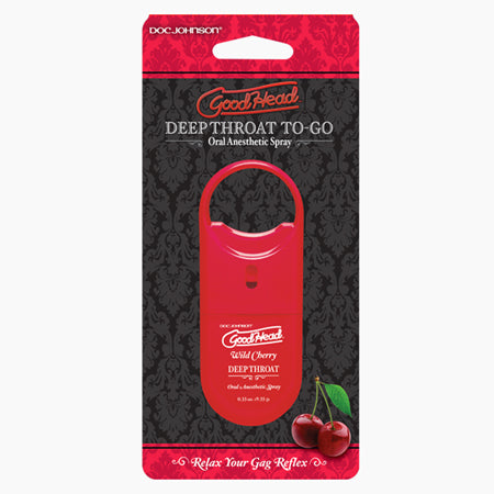 Goodhead to Go - Deep Throat Spray .33oz. Wild Cherry - Not Very Vanilla