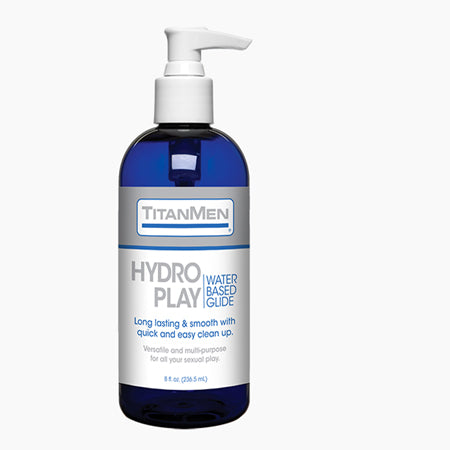 TitanMen - Hydro- Play Water Based Glide 8oz. - Not Very Vanilla