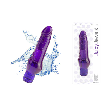 Pipedream Juicy Jewels Orchid Ecstasy Flexible Realistic Vibrator Purple - Not Very Vanilla