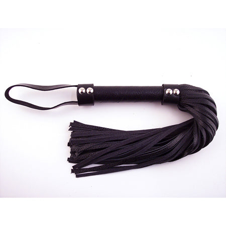 Rouge Flogger, H-Style Leather Black - Not Very Vanilla