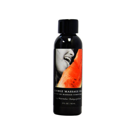 Earthly Body Edible Massage Oil Watermelon 2oz. - Not Very Vanilla